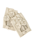 Chanel Floral Fingerless Mittens, other view
